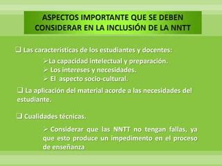 las nntt crean el contenido del knowledge management falso